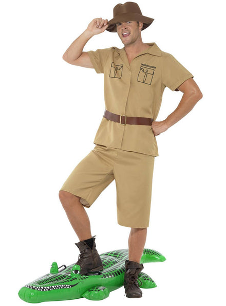 Men's Outback Safari Fancy Dress Costume Front Image