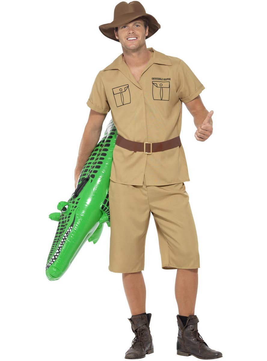 Men's Outback Safari Fancy Dress Costume Alternate Front Image