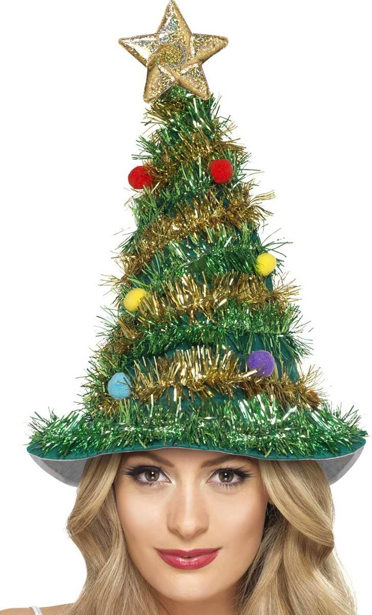Novelty Christmas Tree Hat Costume Hat Main Image