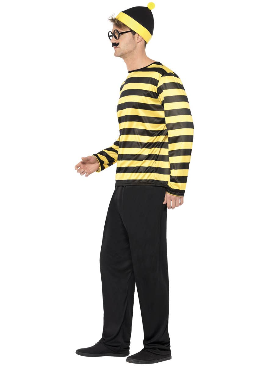 Odlaw Where's Wally Fancy Dress Book Week Costume For Adult's Side View