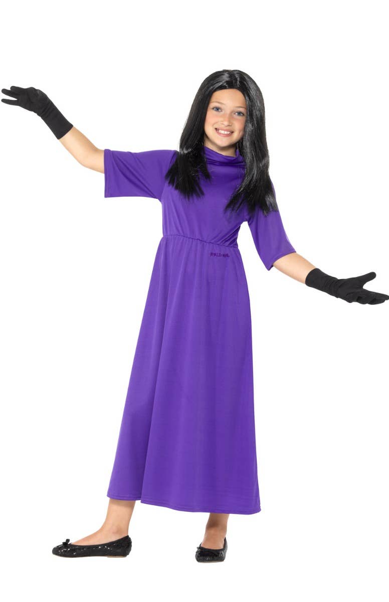 The Witches Girls Grand High Witch Roald Dahl Book Week Costume Alternative Front Image