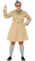 Women's Brown Miss Trunchbull Matilda Rhold Dahl Book Week Smiffys Fancy Dress Costume Main Image