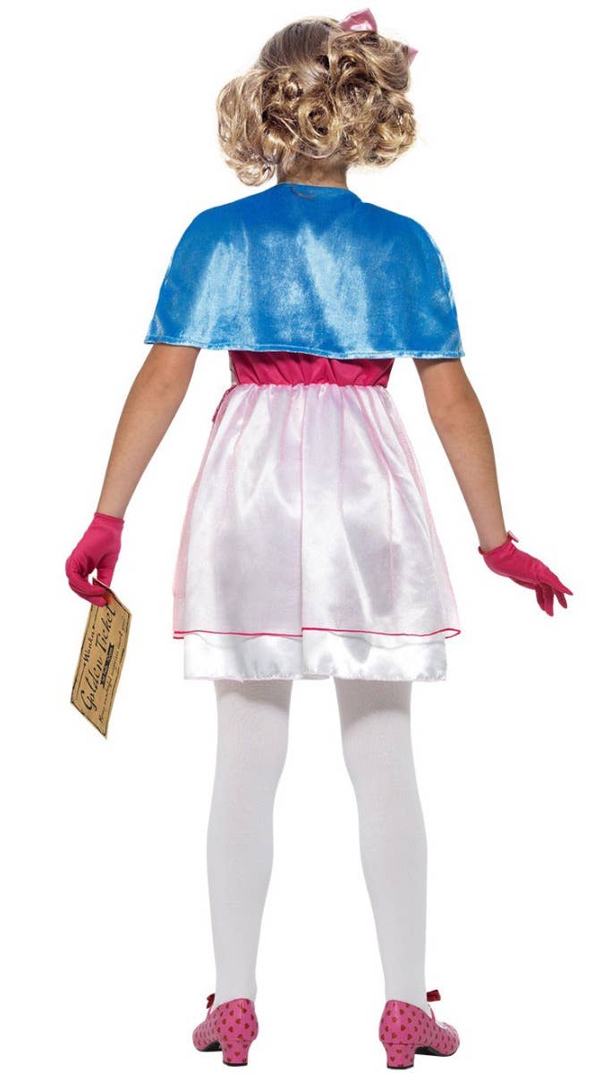 Girls Veruca Salt Willy Wonka Roald Dahl Book Week Costume Back Image