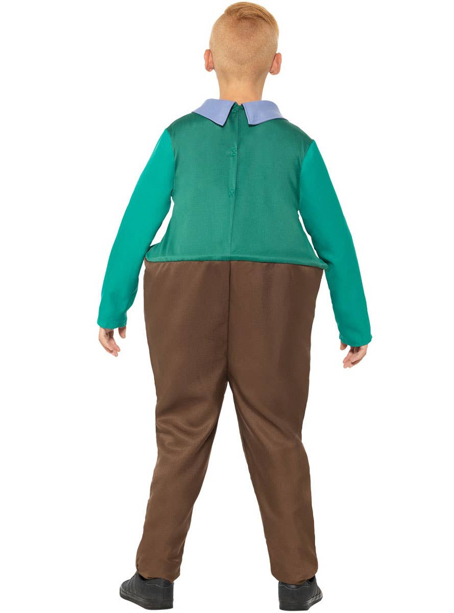 Augustus Gloop Roald Dahl Charlie and the Chocolate Factory Book Week Costume - Back Image