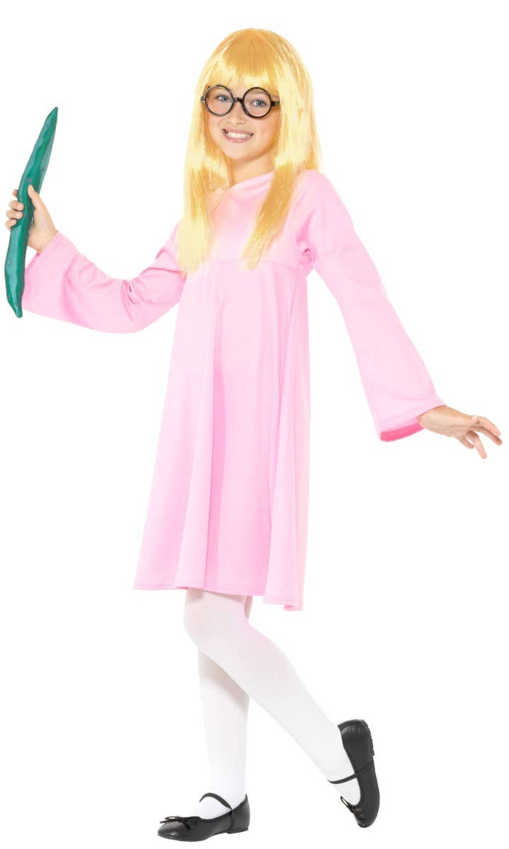 Girls BFG Sophie Roald Dahl Book Week Costume Alternate Front Image