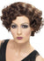 Flirty Flapper Brown 1920s Womens Costume Wig - Main Image