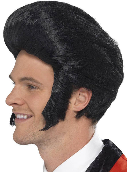 King of Rock Pompadour Men's Costume Wig