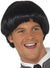 1960's Bowl Cut Mens Black Wig