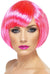 Short Sleek Neon Pink Bob Costume Wig for Women