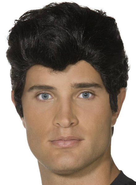 Danny Zuko Men's Black Costume Wig