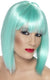 Short Light Aqua Concave Bob Costume Wig for Women 