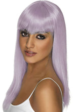 Lilac Women's Straight Costume Wig with Fringe