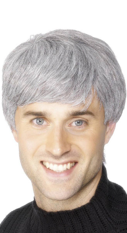 Men's Corporate Silver Fox Costume Wig