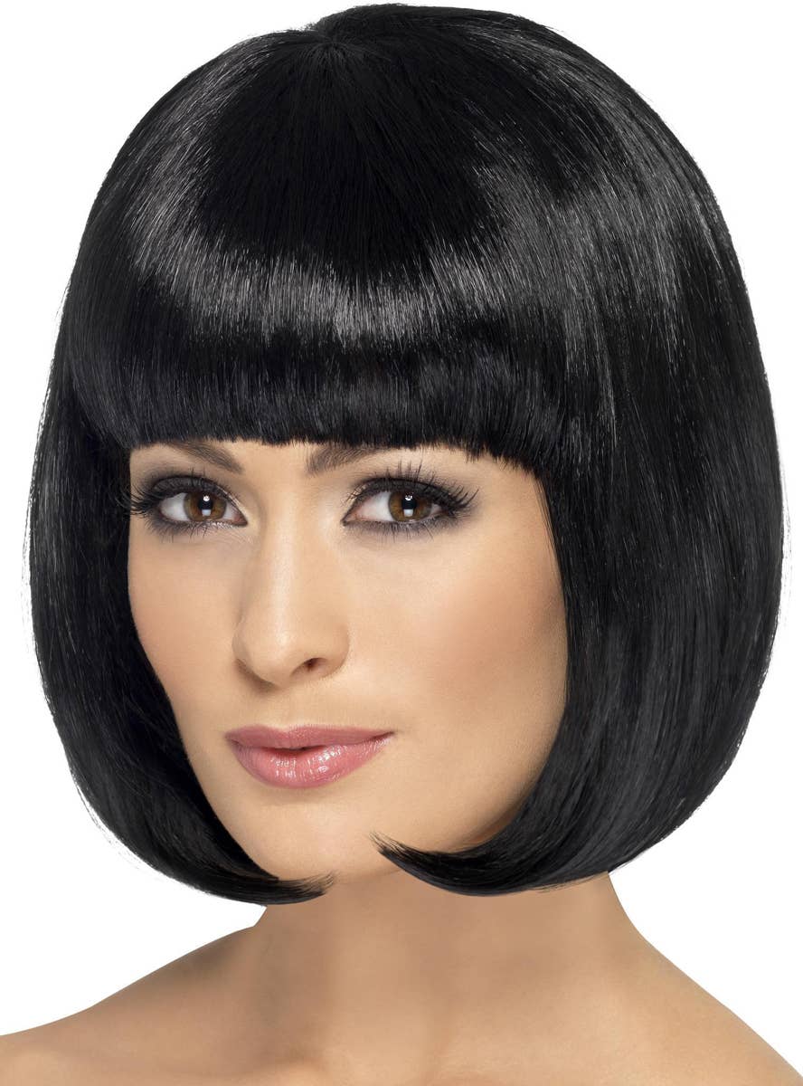 Women's Partyrama Black Bob Costume Wig