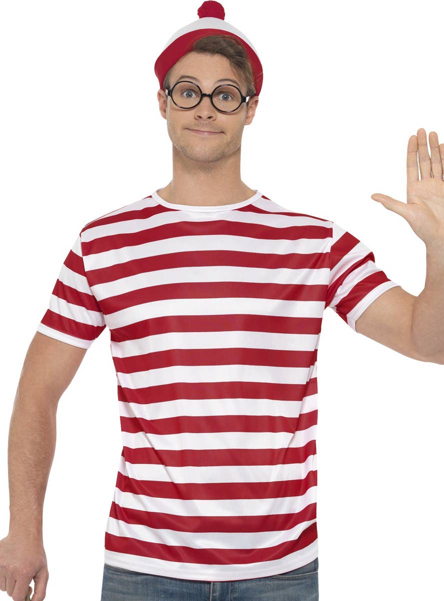 Wheres Wally Teacher's Book Week Costume Kit Close Up View