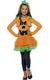 Girl's Orange Pumpkin Tutu Halloween Fancy Dress Costume Front 