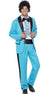 Prom King Men's 1980's Blue Tuxedo Costume - Front