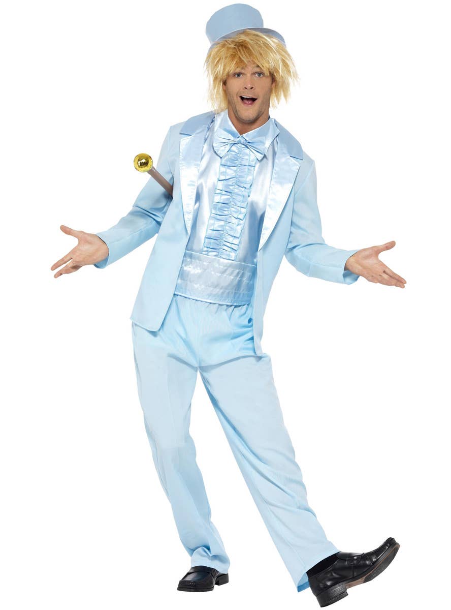 Men's Blue Dumb and Dumber Harry Dunne Costume - Alternate Image