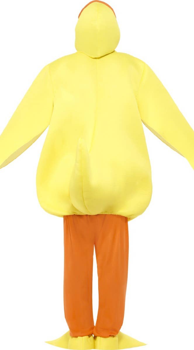 Adult's Funny Yellow Duck Fancy Dress Costume Back Image