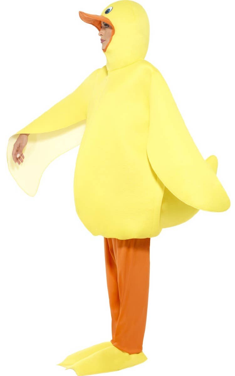 Adult's Funny Yellow Duck Fancy Dress Costume Alternate Side Image