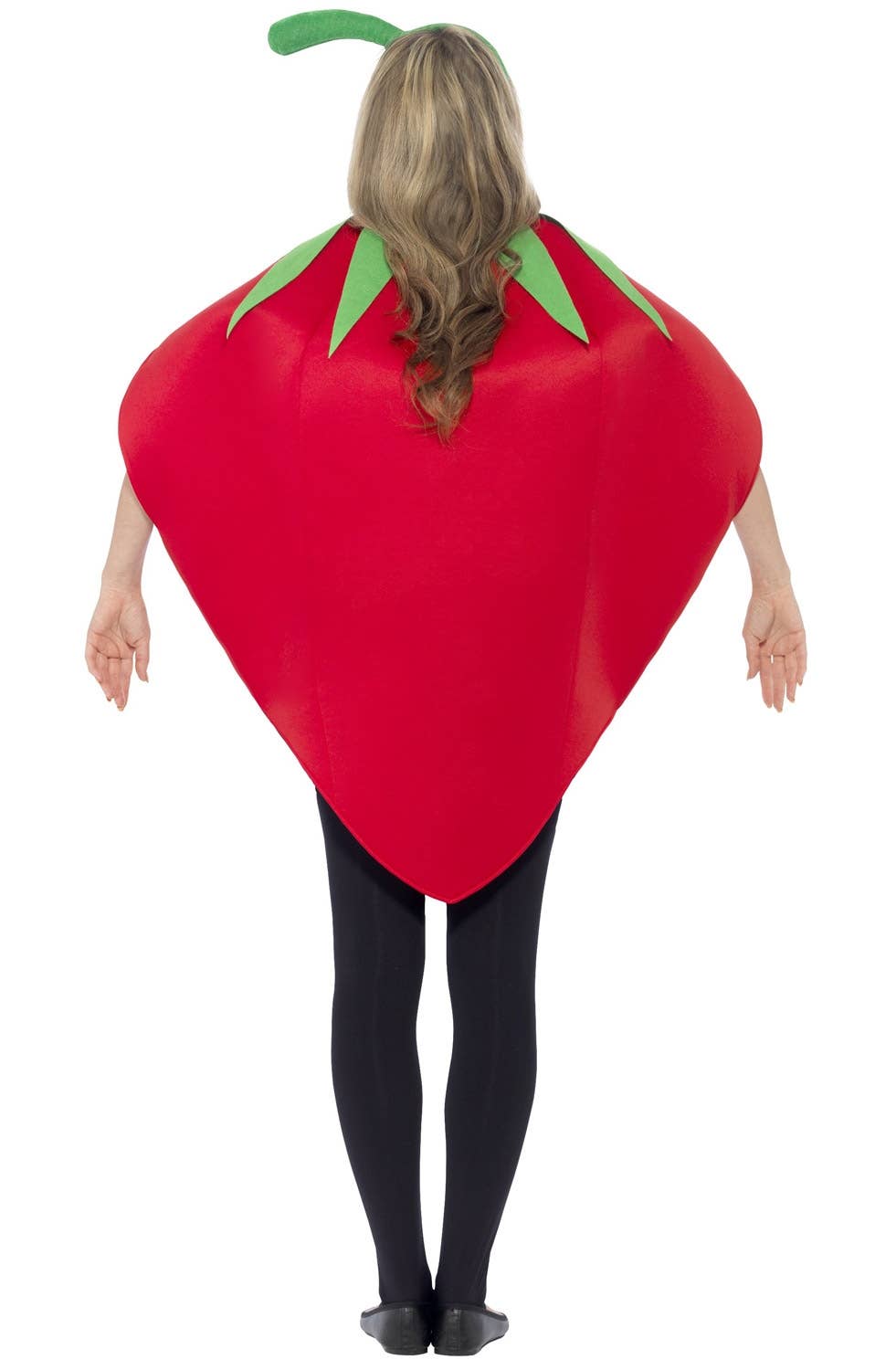 Adult's Novelty Strawberry Fruit Fancy Dress Costume Back Image