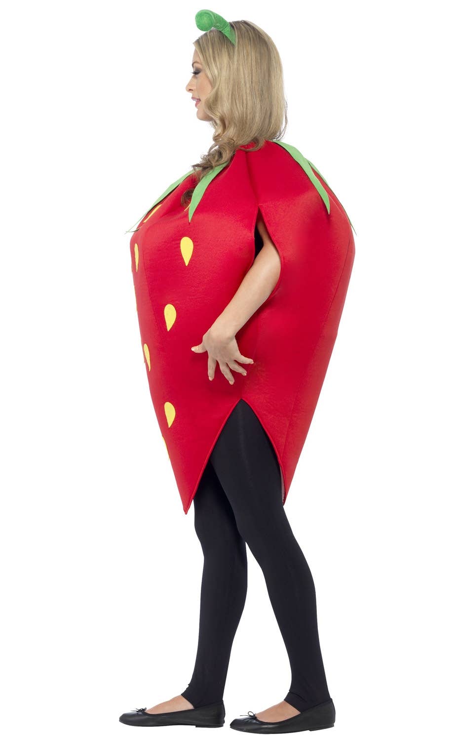Adult's Novelty Strawberry Fruit Fancy Dress Costume Image 3