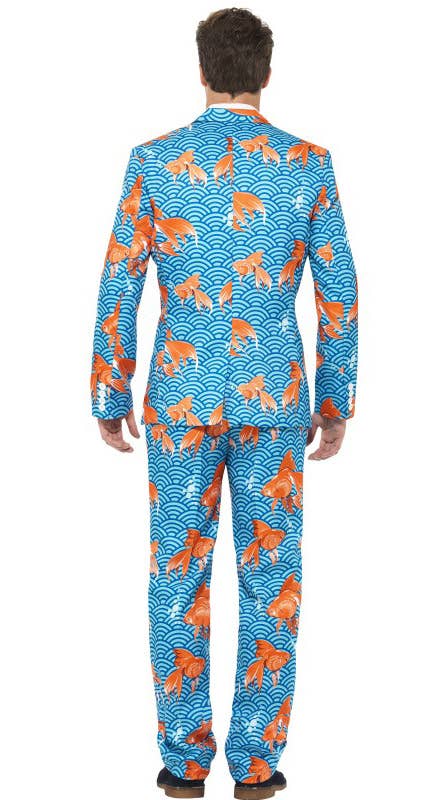 Men's Novelty Goldfish Stand Out Suit Back View