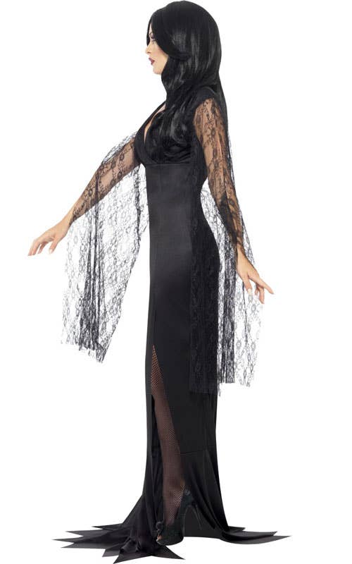 Women's Immortal Soul Gothic Witch Halloween Costume Side View