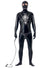 Mens Funny Black Wet Look Full Body Gimp Suit Costume - Main Image