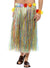 Unisex Multicoloured Hawaiian Grass Skirt with Flowers Main Image