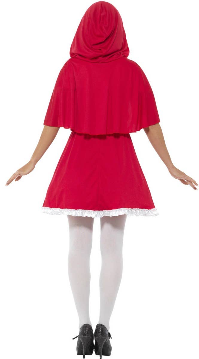 Sexy Little Red Riding Hood Women's Storybook Costume- Back Image