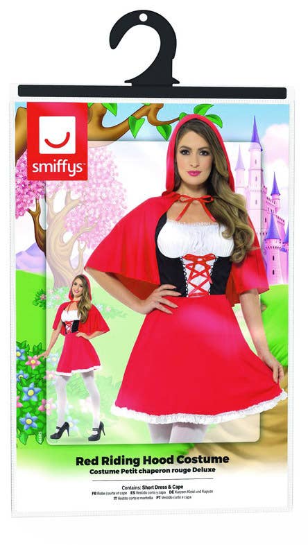 Sexy Little Red Riding Hood Women's Storybook Costume- Packaging Image