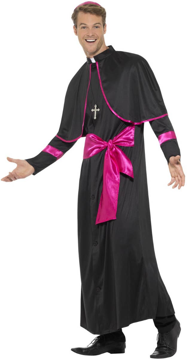 Holy Cardinal Vatican Men's Costume Side Image