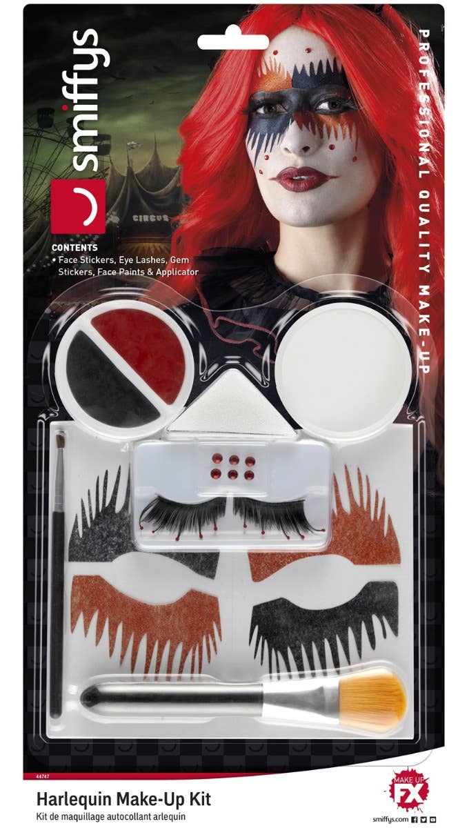 Harlequin Halloween Makeup Kit - Packaging Image