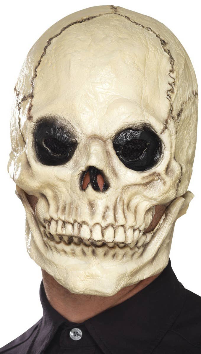 Soft Foam Latex Full Face Skeleton Mask Halloween Costume Accessory Main Image