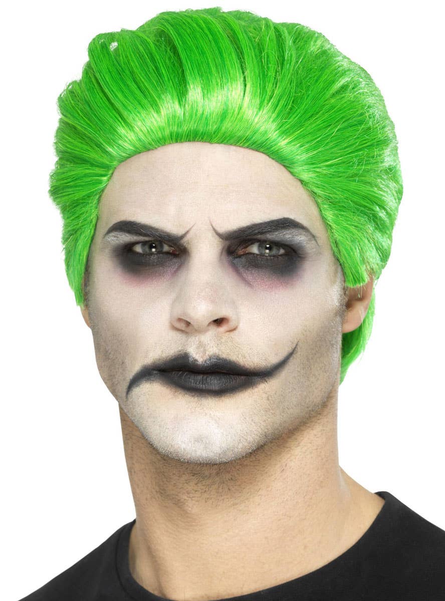 Bright Green Mens Joker Wig | Suicide Squad Joker Mens Green Wig