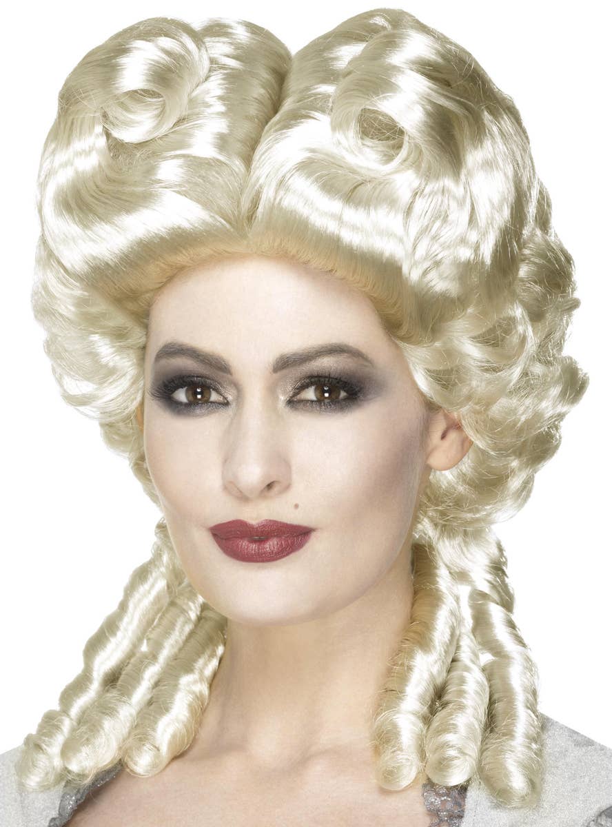 White Marie Antoinette Pouf Wig Main Image