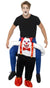 Mens Spooky Halloween Sinister Clown Blue Black And White Sinister Clown Fancy Dress Costume Main Image