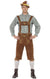 Traditional Deluxe Hanz Mens Oktoberfest Lederhosen Men's Costume Image 1