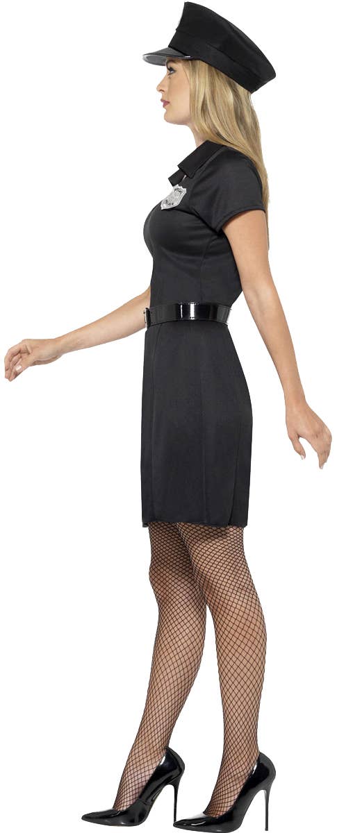 Women's Classic Special Constable Police Officer Fancy Dress Costume Side View