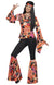 Women's 1970's Hippie Fancy Dress Costume Front View