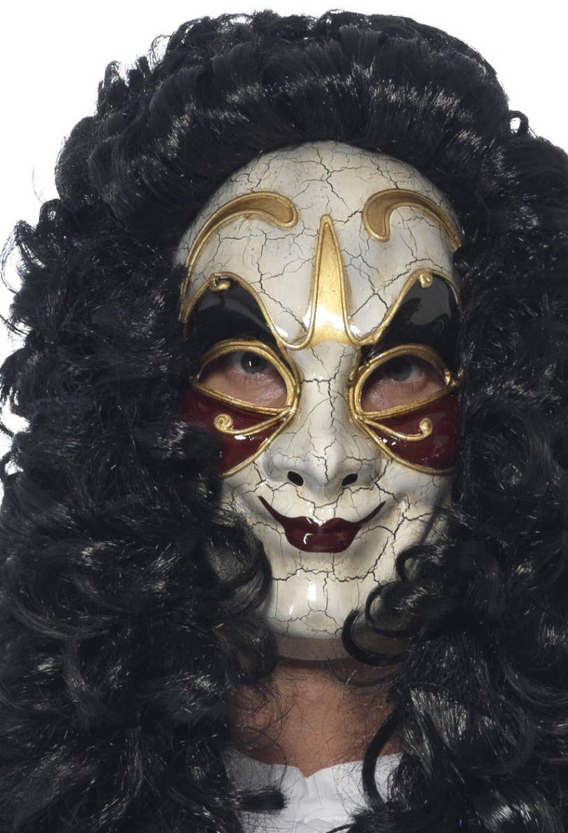 Image of Venetian Highwayman Mens Masquerade Mask