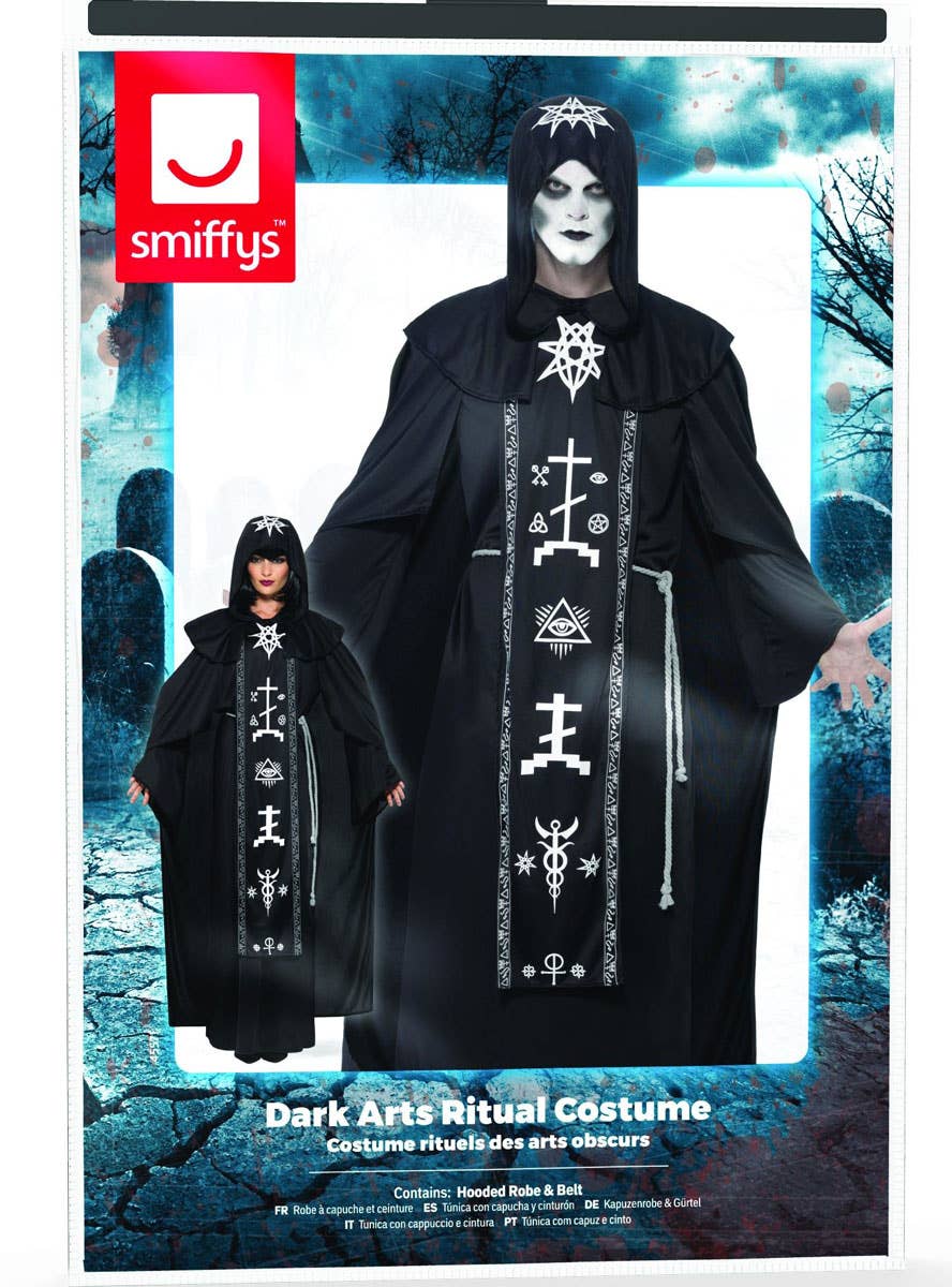 Unisex Adult's Dark Arts Conjurer Halloween Costume Packaging Image