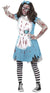 Teen Girl's Zombie Alice In Wonderland Twisted Fairytale Fancy Dress Halloween Costume Main Image