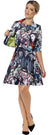 Women's Zombie Print Halloween Stand Out Suit Dress and Jacket Costume Main Image