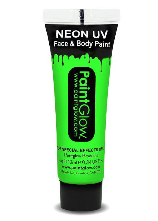 Fluro Green Blacklight Reactive Face and Body Cream Paint Main Image