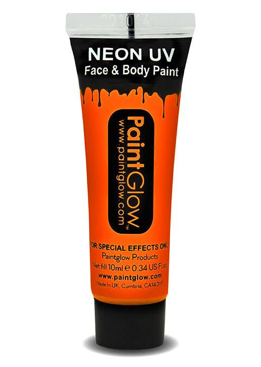 Fluro Orange Blacklight Reactive Face and Body Cream Paint Main Image