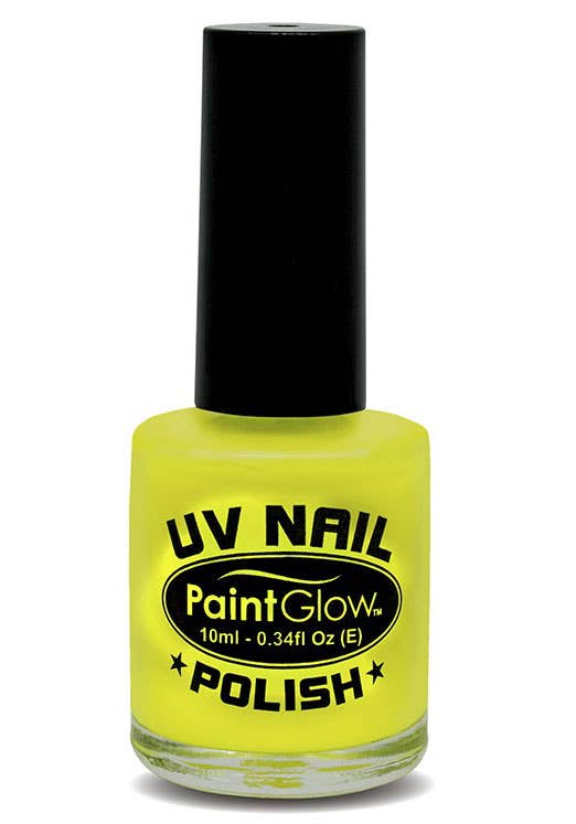 Fluro Yellow UV Special Effects Nail Polish Alternate Image