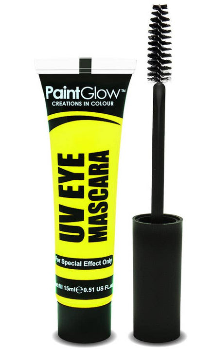 Blacklight Reactive Neon Yellow Eyelash Mascara Main Image