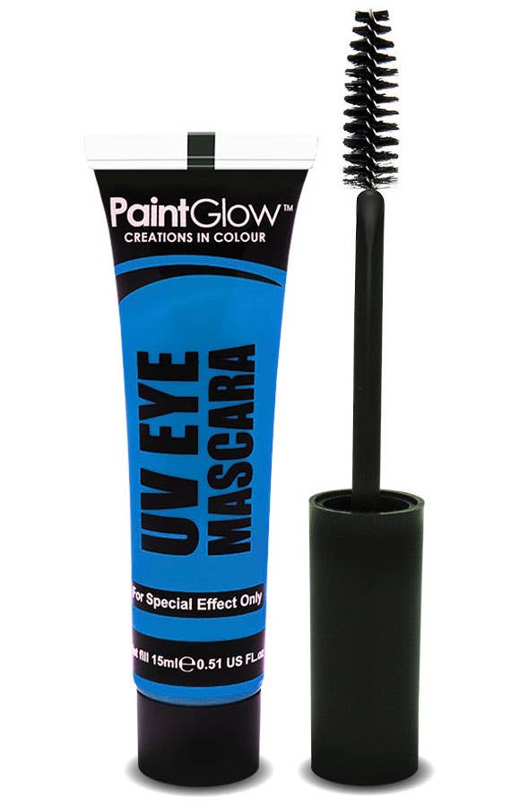 Blacklight Reactive Neon Blue Eyelash Mascara Main Image